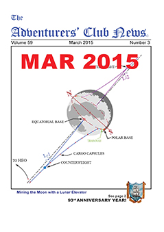March 2015 Adventurers Club News Cover